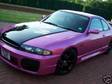 Nissan Skyline R33 Gts-T **Pink / Black Custom Paint**